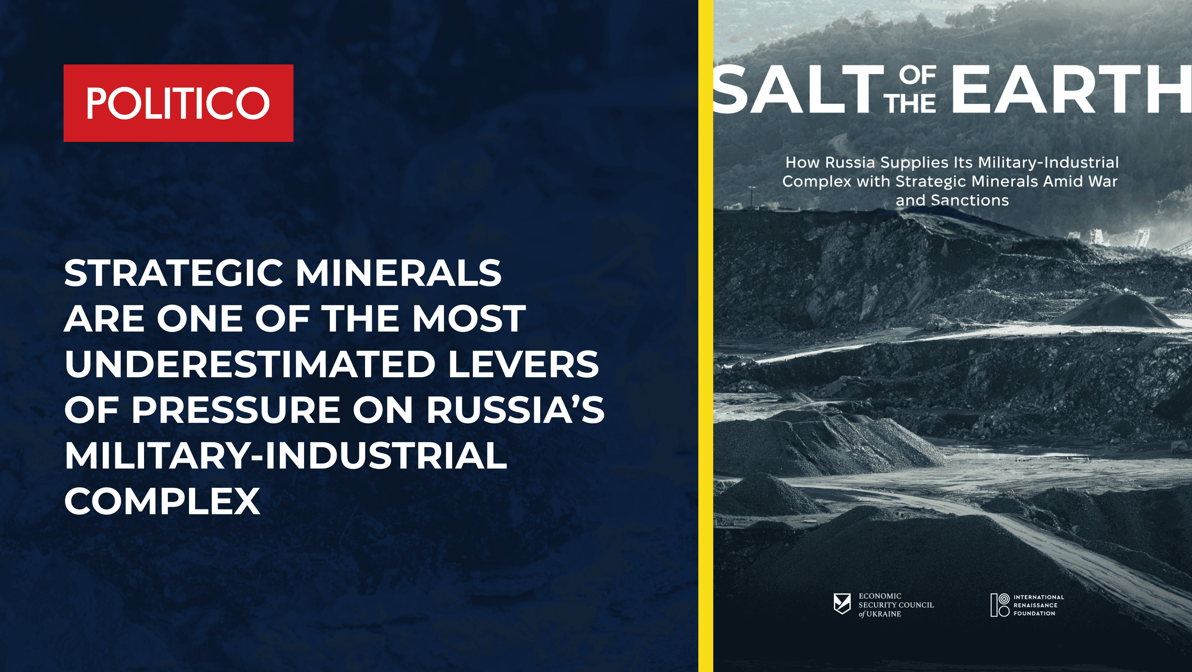 Strategic Minerals Are One Of The Most Underestimated Pressure Points On The Russian War Economy